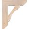 Ekena Millwork Olympic Slat Smooth Bracket w/ Offset Brace, Douglas Fir, 7 1/2"W x 24"D x 28"H BKT0806X24X28OLY06SDF - alternate 4